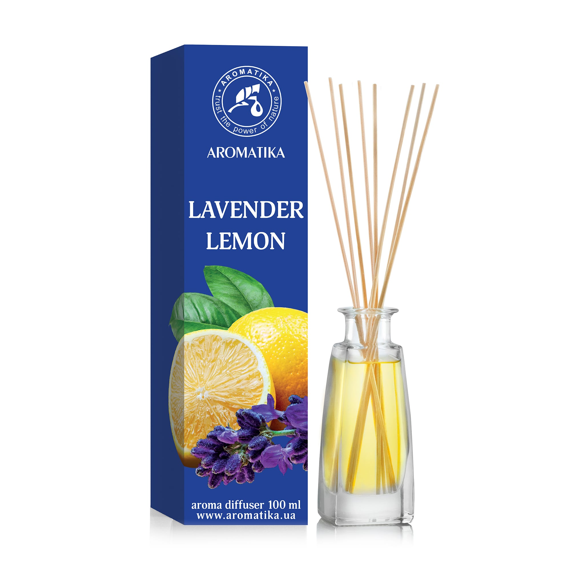 Аромадифузор Ароматика Lavender Lemon Лаванда лимон, 100 мл